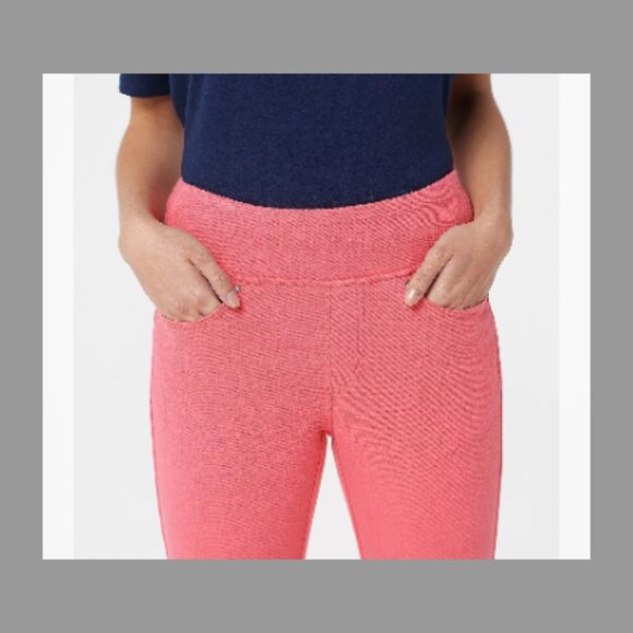 Belle by Kim Gravel Flexibelle Pull On Jeggings Petite Plus 26 WP Dark A284898 - Picture 4 of 7